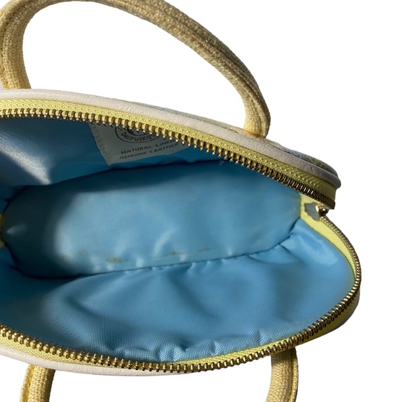 Spartina 449 Daufuskie Island Yellow Green Mini Makeup Bag - Picture 4 of 6